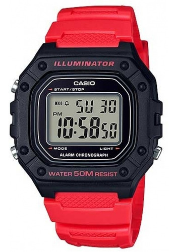 Relógio Casio Masculino Digital - W-218h-4b2vdf-br