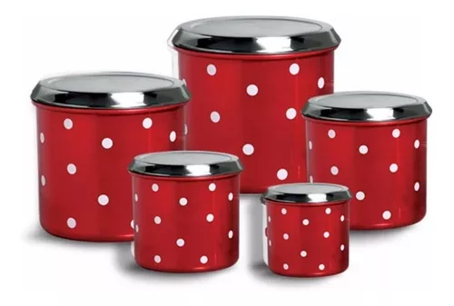 EQUIPAMENTO DE COZINHA-antigo jogo de latas em aluminio