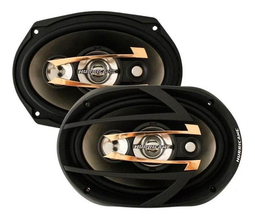 Par Alto Falante 6x9 Pol Hurricane 300 Rms Qr69 Quadriaxial