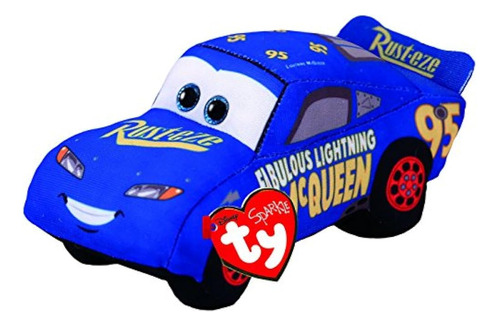 Ty Cars 3 Fabuloso Juguete De Peluche Rayo Mcqueen, Azul