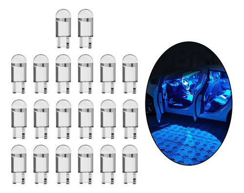 20 Piezas Led T10 Luz De Coche Cob Led Lámpara De De Coche