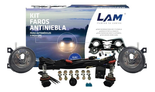 Kit Faro Auxiliar Volkswagen Vento 06/11 (g5) Sin Rejilla