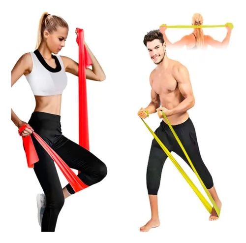Banda Elastica Resistencia Media Tiraband Latex Proyec