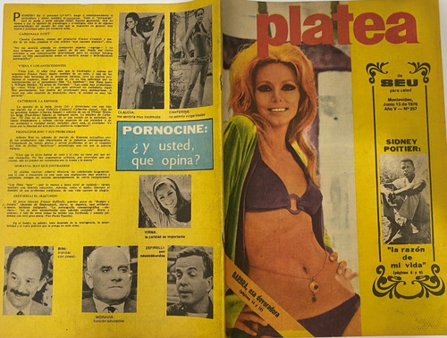 Platea, Nº 257 Jun 1970 S Poitier Tv Cine Radio Teatro Cr02