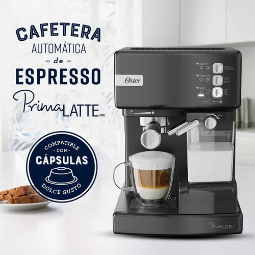 Oster PrimaLatte BVSTEM6603 - Negro metálico - 220V