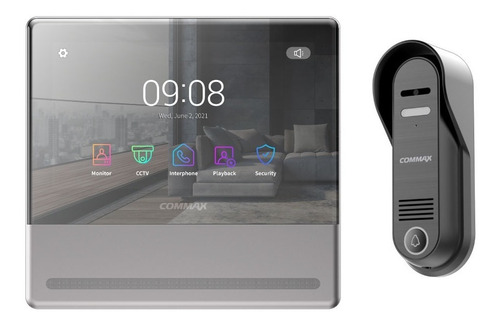 Imagen 1 de 7 de Kit Commax Portero Visor Touch 7 - Llama A Los Celulares.