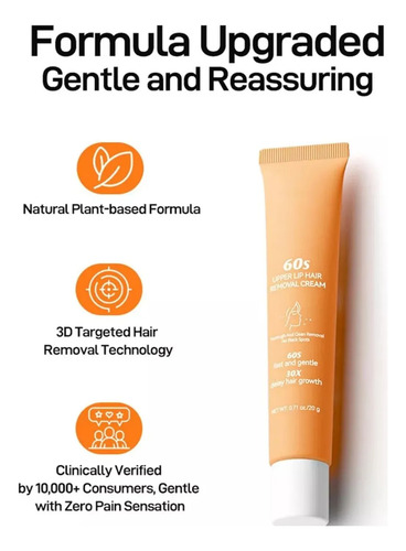 Crema De Depilación Facial, Depilación Del Labio Superior, 1