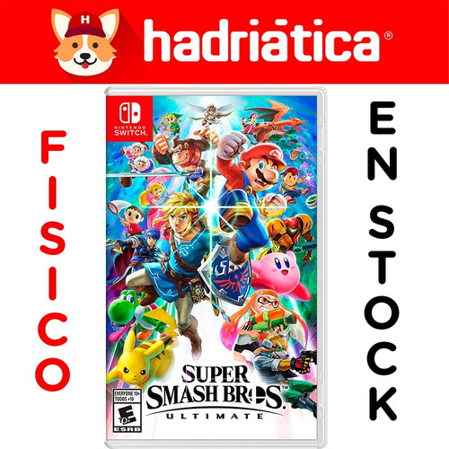 Super Smash Bros Ultimate Nintendo Switch Fisico Stock Real