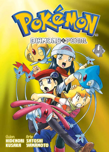 Pokémon Diamond & Pearl, De Hidenori Kusaka. Pokémon Diamond & Pearl Vol. 4, Editorial Panini. Tapa Blanda En Español, 2022