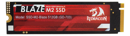 Ssd-m2-pcle 4.0 Blaze Redragon 512gb