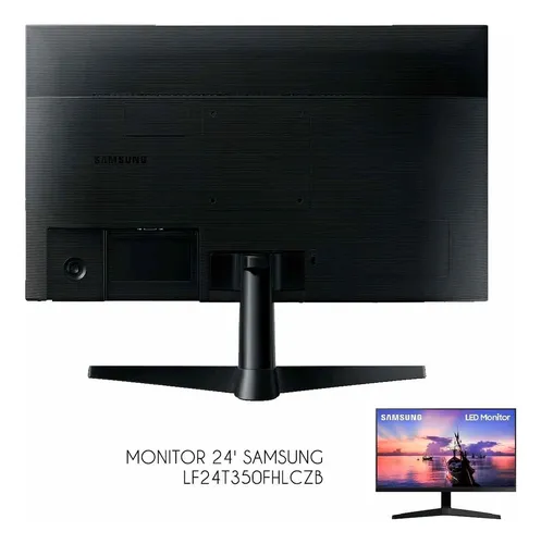 Monitor Samsung 24 Pulgadas Lf24t350fhlczb Gamer