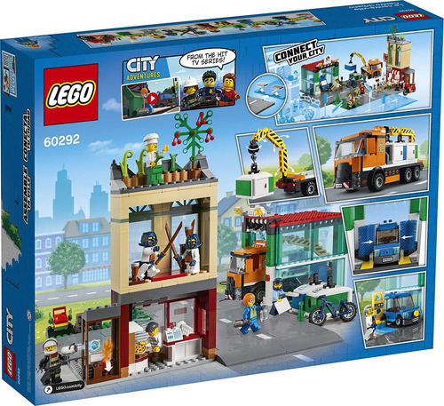 Lego City Town Center 60292 Kit De Construcción; Edificio Fr