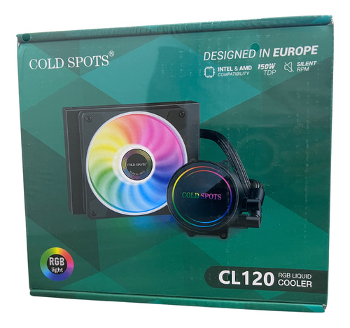 Refrigeracion Disipación Liquida Coldspots Rgb Pc 120mm