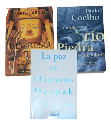 La Paz Es El Camino. Chopra, Coelho, Ardiles. Lote 3 Libros