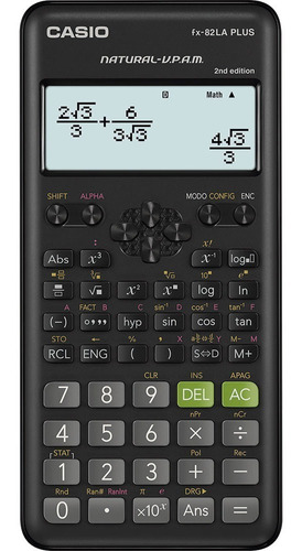 Calculadora Casio Fx-82la Plus 2 Negro