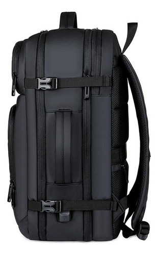 Mochila Omaska Tsx2201 Preto À Prova D'água C/ Bolso P/ Note
