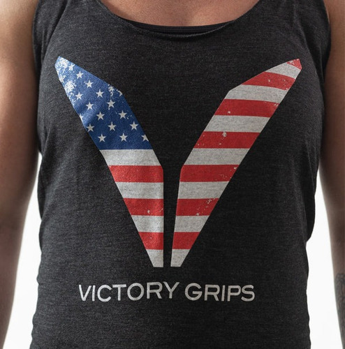 Musculosa Victory Grips Mujer Women's Usa Flag Gym Crossfit