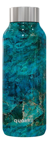 Botella Térmica En Acero Inoxidable Quokka Solid 510ml Color Blue Rock