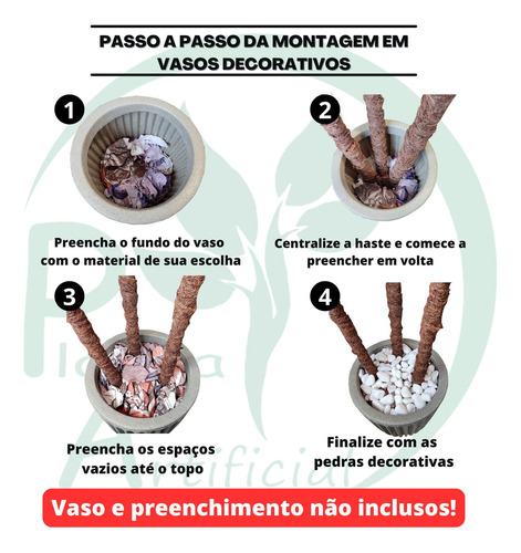 Árvore Bananeira Artificial Grande Toque Real Sem Vaso Cor Verde