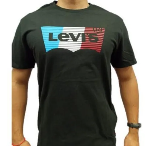 Playera levis online negra hombre