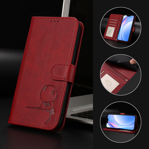 Funda Tipo Cartera Con Temática De Panda Para Cubot Note 40/p50/a10/a20/a30/max 5, Cierre Magnético, 3 Ranuras Para Tarjetas, A Prueba De Golpes