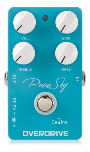 Pedal De Efectos De Guitarra Caline Cp-12 Pure Sky Overdrive