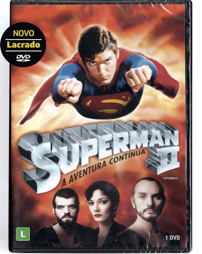 Dvd Superman 2 - Christopher Reeve - Original Novo Lacrado