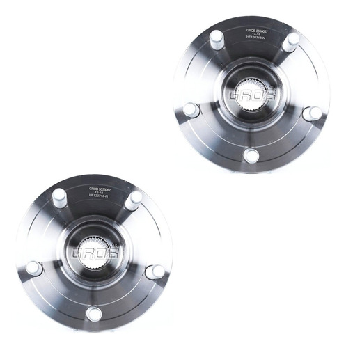2) Mazas Rueda Traseras Grob Durango Para Dodge 2011-2023