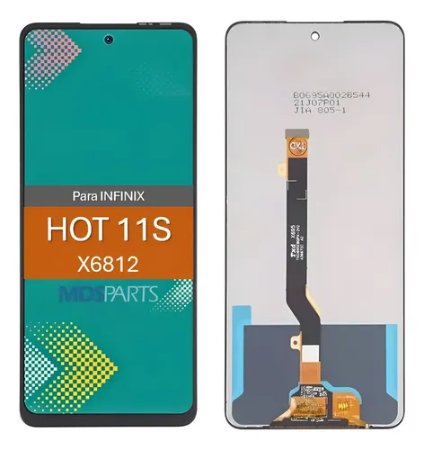Tela Frontal Display Para Infinix Hot 11s X6812 Hot 11s X6812