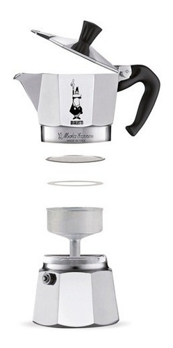Cafeteira Bialetti Moka Express 9 Tazas manual alumínio italiana