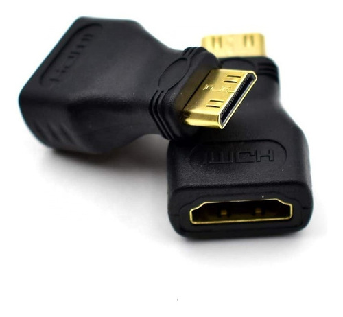 Imagen 1 de 9 de Adaptador Hdmi Hembra A Mini Hdmi Macho V1.4 1080p Mg