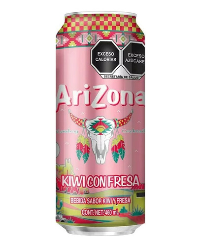 Pack 15 Bebida Te Arizona Kiwi Con Fresa 460 Ml
