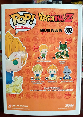 Funko Pop! Majin Vegeta No. 862 - Dragón Ball Z (Usado)