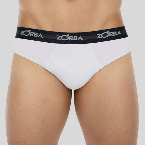 Cueca Slip Zorba Max 100% Algodão Qualidade Conforto 