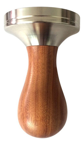 Tamper De Café Espresso De Madera 51 Mm/58 Mm De Acero Inoxi