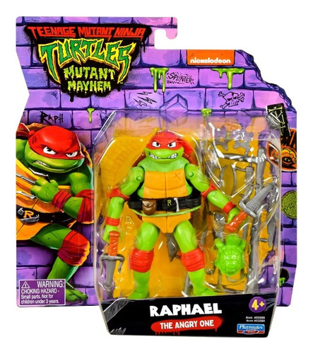 Playmates Toys Tortugas Ninja Tmnt Caos Mutante - Raphael