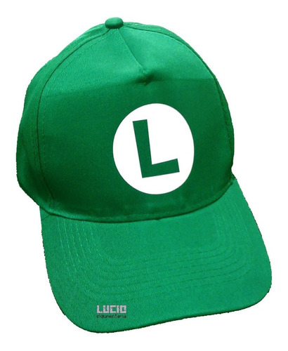 Gorra Luigi Mario Bros Ajustable