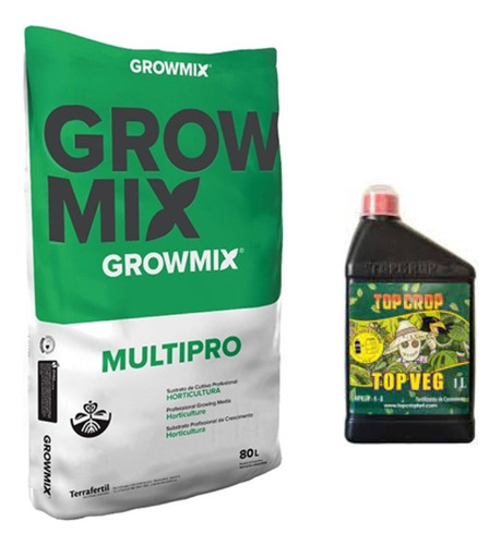  Grow Mix Multipro 80 Lt Top Veg 1 Lt.