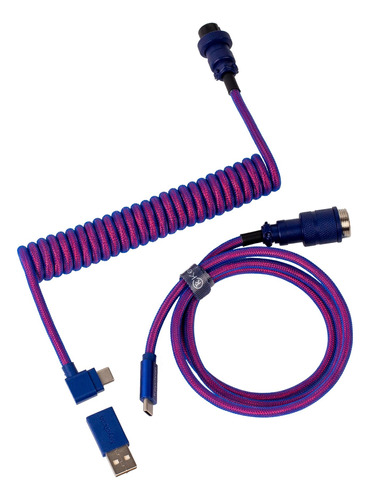 Premium Coiled Cable Keychron Teclado Mecánico Usb Tipo C