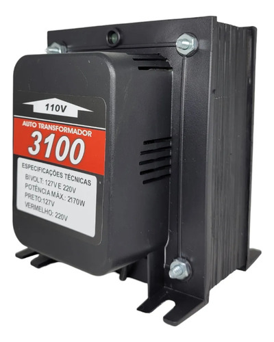 Transformador De Voltagem 3100va 2170w 110/220v E 220/110