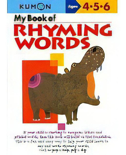 My Book Of Rhyming Words, De Kumon. Editorial Kumon Publishing North America, Inc