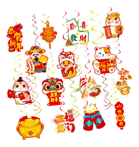 Decoraciones Colgantes Para El Año Nuevo Chino 2025,