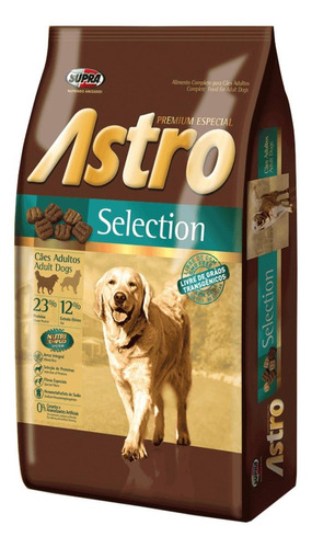 Imagen 1 de 1 de Alimento Astro Selection para perro adulto sabor mix en bolsa de 10.1kg