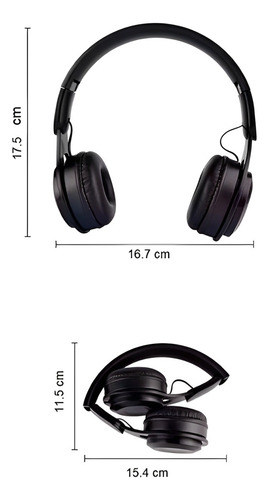 Auricular Bluetooth Manos Libres Inalámbrico Vincha Y08 Negro