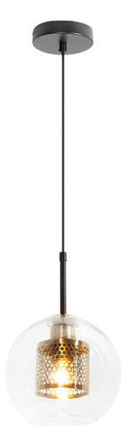 Lámpara Colgante Opulent Negro Bronce E27 60w 1 Luz