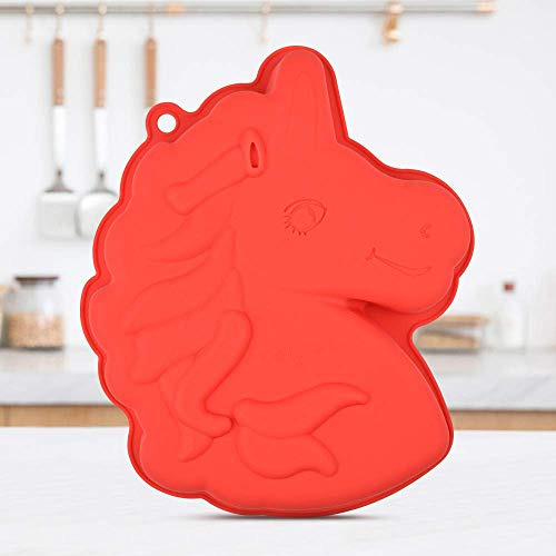 Molde Pastel Unicornio 10puLG - Pan Silicona Para Hornear -
