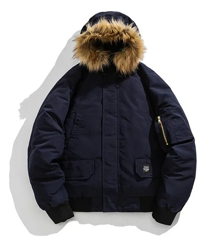 Chaqueta Cálida De Invierno Con Capucha Acolchada De Algodón Para Hombre, Casual, Unisex