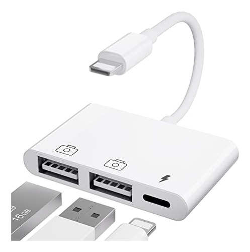 Amllen Usb Adapter iPad, Usb Female Otg Adapter, iPhone Usb