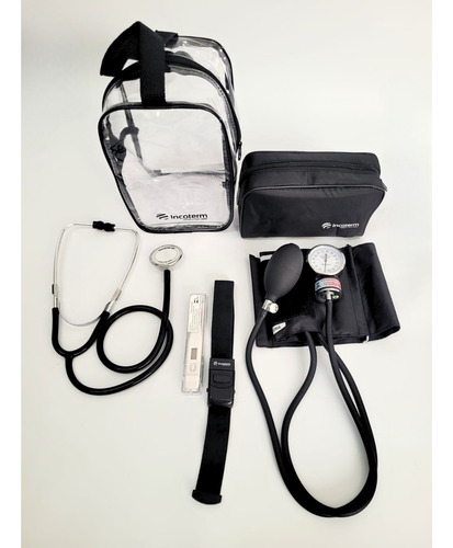 Kit Acadêmico Esfigmomanometro + Estetoscópio Simples