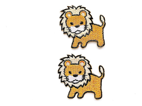 Pl - Juego De 2 Mini, Diseño De León De Animales Pequ...